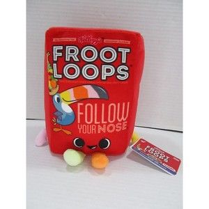 Funko: Kelloggs Froot Loops Cereal Box Plush w/tag 8"